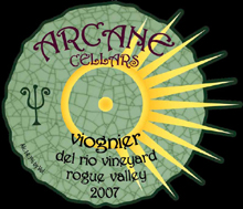 Arcane Cellars at Wheatland Winery-Viognier