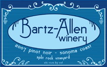 Bartz-Allen Winery-Pinot Noir