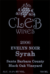 CLEB Wines-Evelyn Syrah