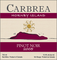 Carbrea Vineyard and Winery Pinot Noir