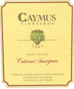 Caymus Vineyards -Cabernet Sauvignon