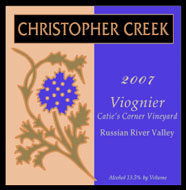 Christopher Creek Winery-Viognier