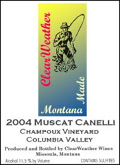 ClearWeather Wines-Muscat Canelli