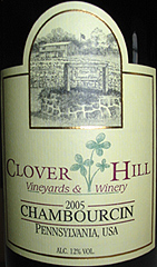 Clover Hill Vineyards & Winery Chambourcin