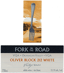 Fork In The Road Vineyards - Oliver Block 212 White