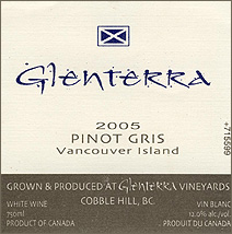 Glenterra Vineyard Pinot Gris