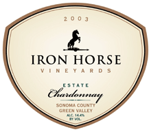 Iron Horse Wine-Chardonnay