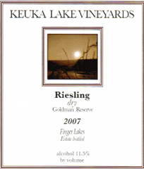 Keuka Lake Vineyards-Riesling