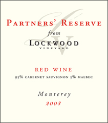 Lockwood Vineyard Partners&#39 Reserve red wine