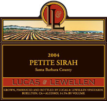 Lucas and Lewellen Vineyards - Petite Sirah