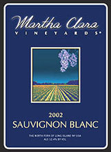 Martha Clara Vineyards - North Fork of Long Island Sauvignon Blanc