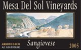 Mesa Del Sol Vineyards Estate Winery-Sangiovese