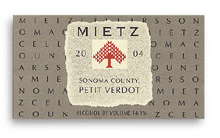 Mietz Cellars-Petit Verdot