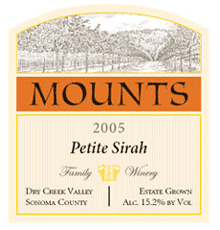 Mounts Family Winery-Petite Sirah