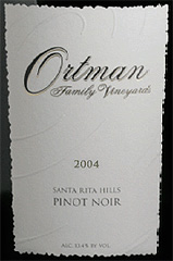 Ortman Family Vineyards - Sta. Rita Hills Pinot Noir