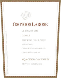 Osoyoos Larose - Le Grand Vin - Okanagan Valley Red Wine