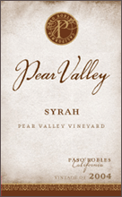 Pear Valley Vineyards-Syrah