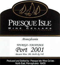 Presque Isle Wine Cellars - Pennsylvania Port