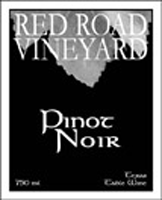 Red Road Vineyard and Winery- Pinot Noir