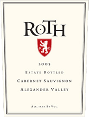 Roth Alexander Valley cabernet sauvignon