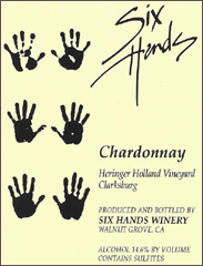 Six Hands Winery-Chardonnay
