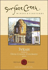 Surface Creek Winery-Syrah