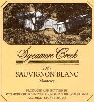 Sycamore Creek Vineyards-Sauvignon Blanc