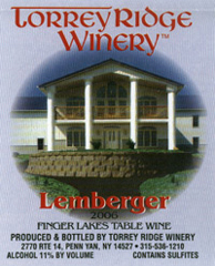 Torrey Ridge Winery-Lemberger