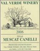 Val Verde Winery-Muscat Canelli