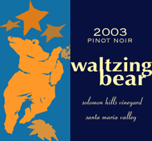Waltzing Bear Wines-Pinot Noir