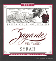 Zayante Vineyards Wine-Syrah