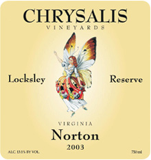 Chrysalis Vineyards - Virginia Norton