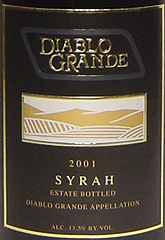 Diablo Grande Syrah