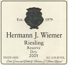 Hermann J. Wiemer Vineyard Riesling