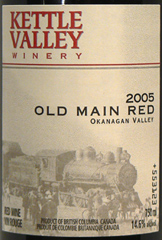 Kettle Valley Winery Old Main Red