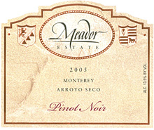 Meador Estate Monterey Pinot Noir
