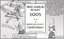 Three Families Winery Mendocino Chardonnay