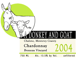 A Donkey and Goat Winery - Chardonnay