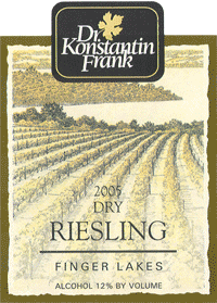Dr. Franks Vinifera Wine Cellars - Dry Riesling