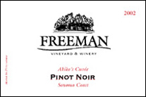 Freeman Vineyard & Winery Pinot Noir